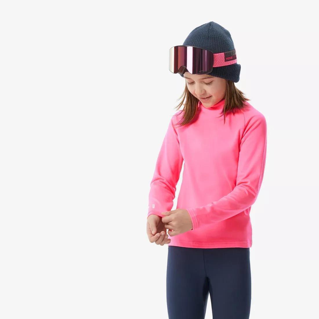 SMOKED BLACK Kids' Ski Thermal Base Layer, BL 500 Top, , large image number 14