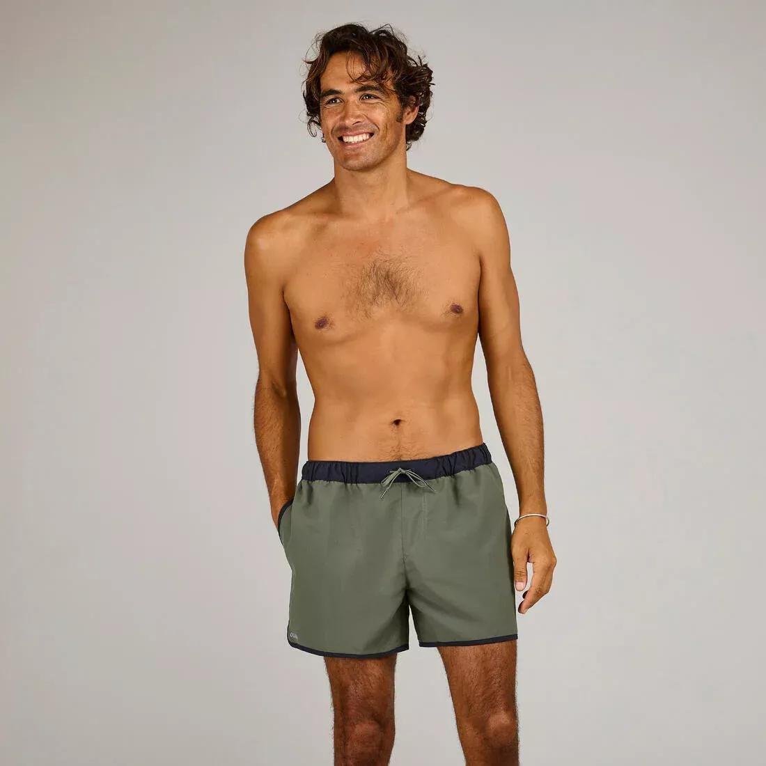 Men Boardshort Surf 100 Short, Khaki, , large image number 1