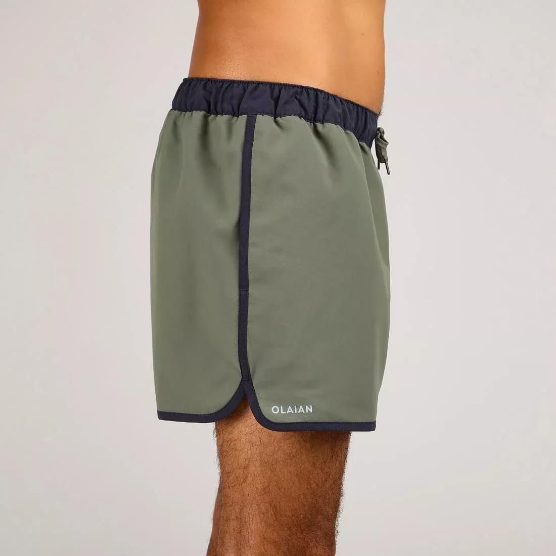 Men Boardshort Surf 100 Short, Khaki, No Color, large image number 3