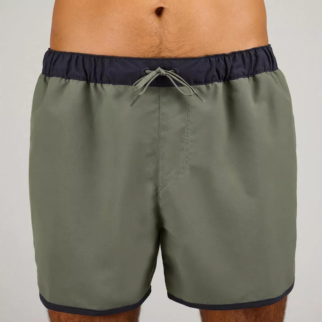 Men Boardshort Surf 100 Short, Khaki, No Color, large image number 4