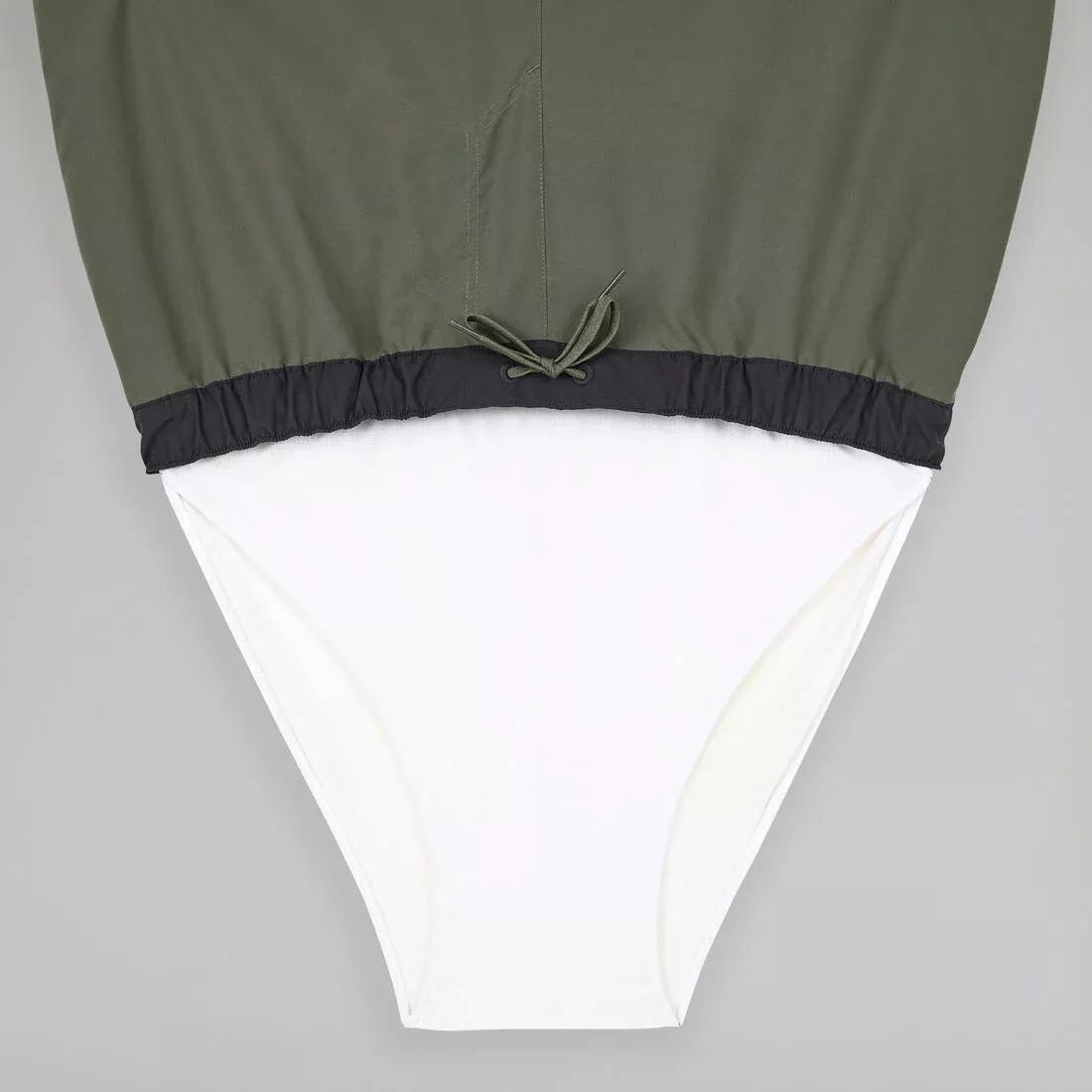 Men Boardshort Surf 100 Short, Khaki, No Color, large image number 5