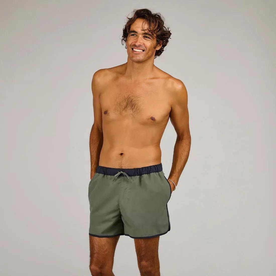 Men Boardshort Surf 100 Short, Khaki, , large image number 6