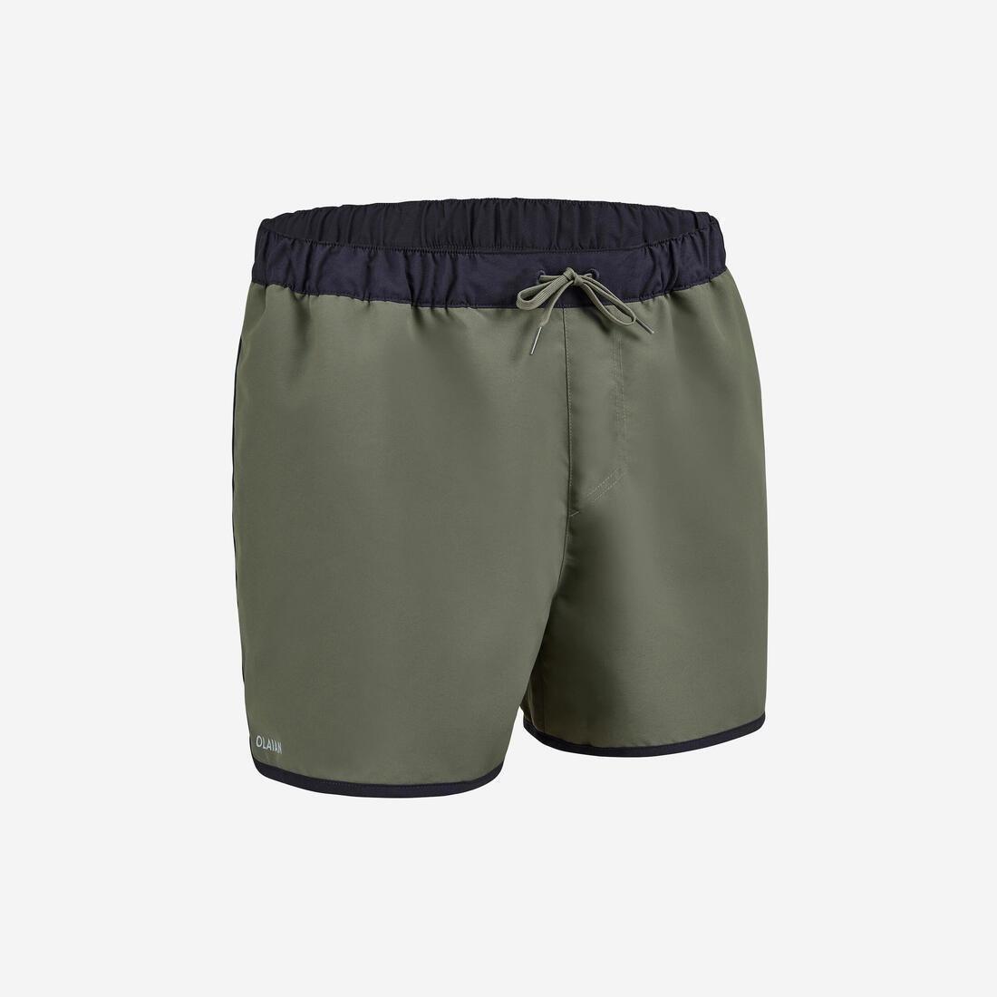 Men Boardshort Surf 100 Short, Khaki, No Color, large image number 7