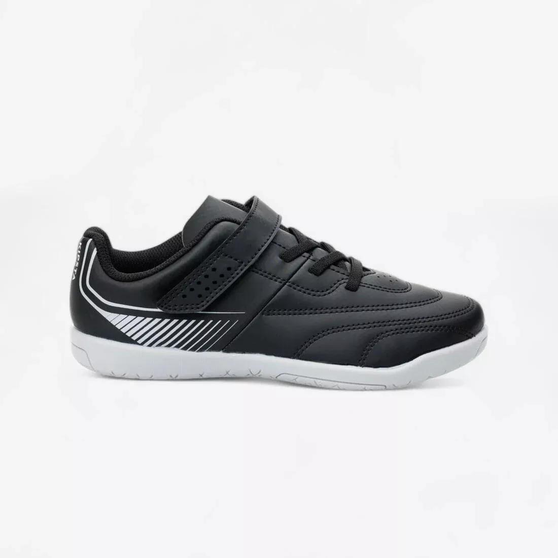Kids Unisex Futsal Trainers - 100, Black, No Color, large image number 1