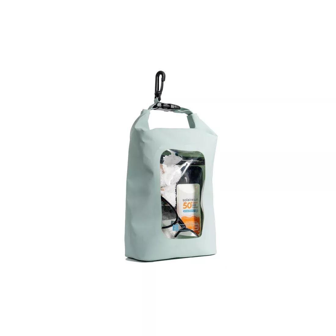2.5 L Waterproof Dry Bag Ipx6 With Window, Green, No Color, large image number 3