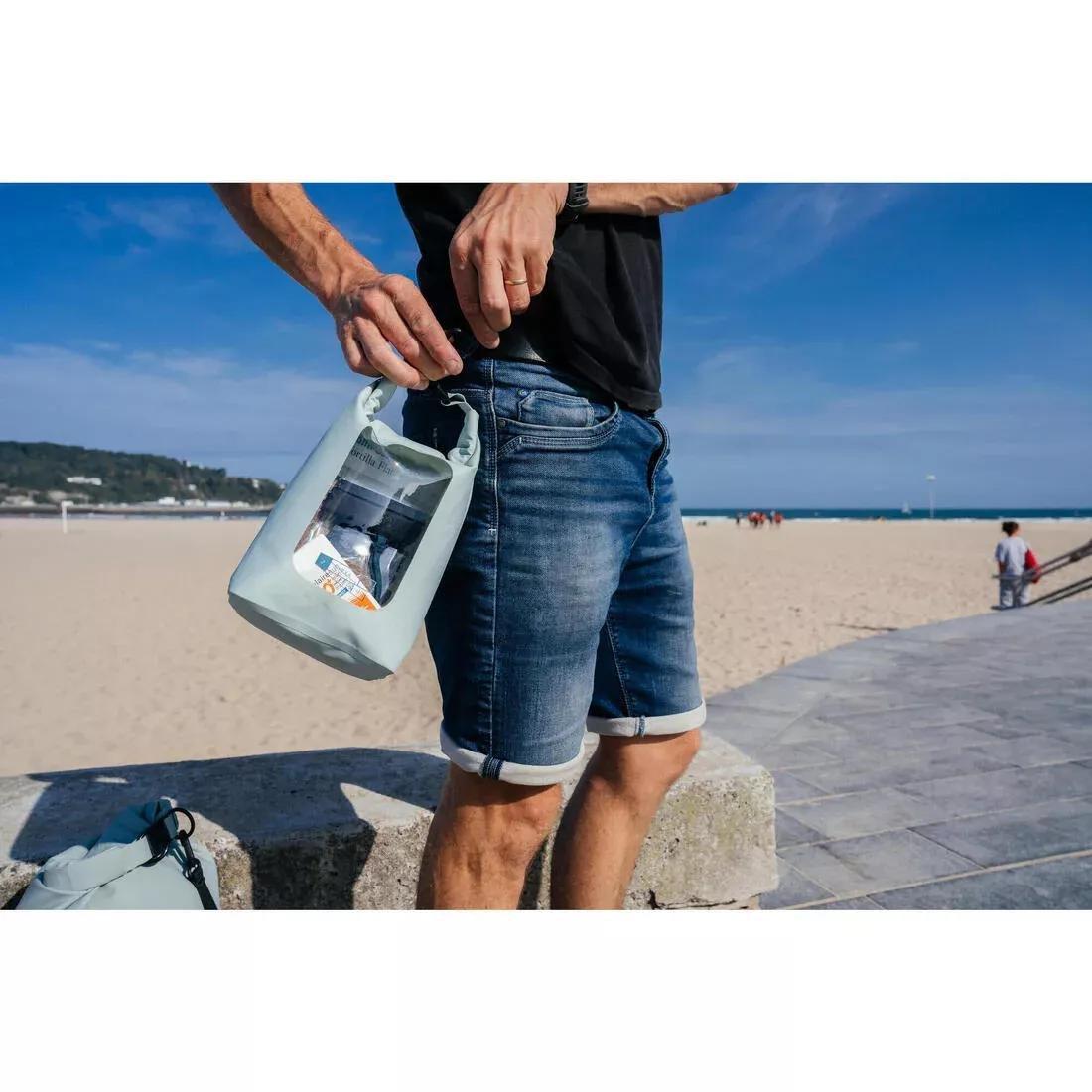 2.5 L Waterproof Dry Bag Ipx6 With Window, Green, No Color, large image number 6