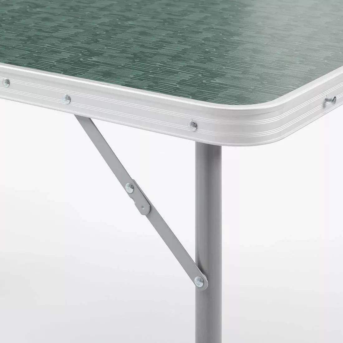 Folding Camping Table - 4 To 6 People, Green, No Color, large image number 2