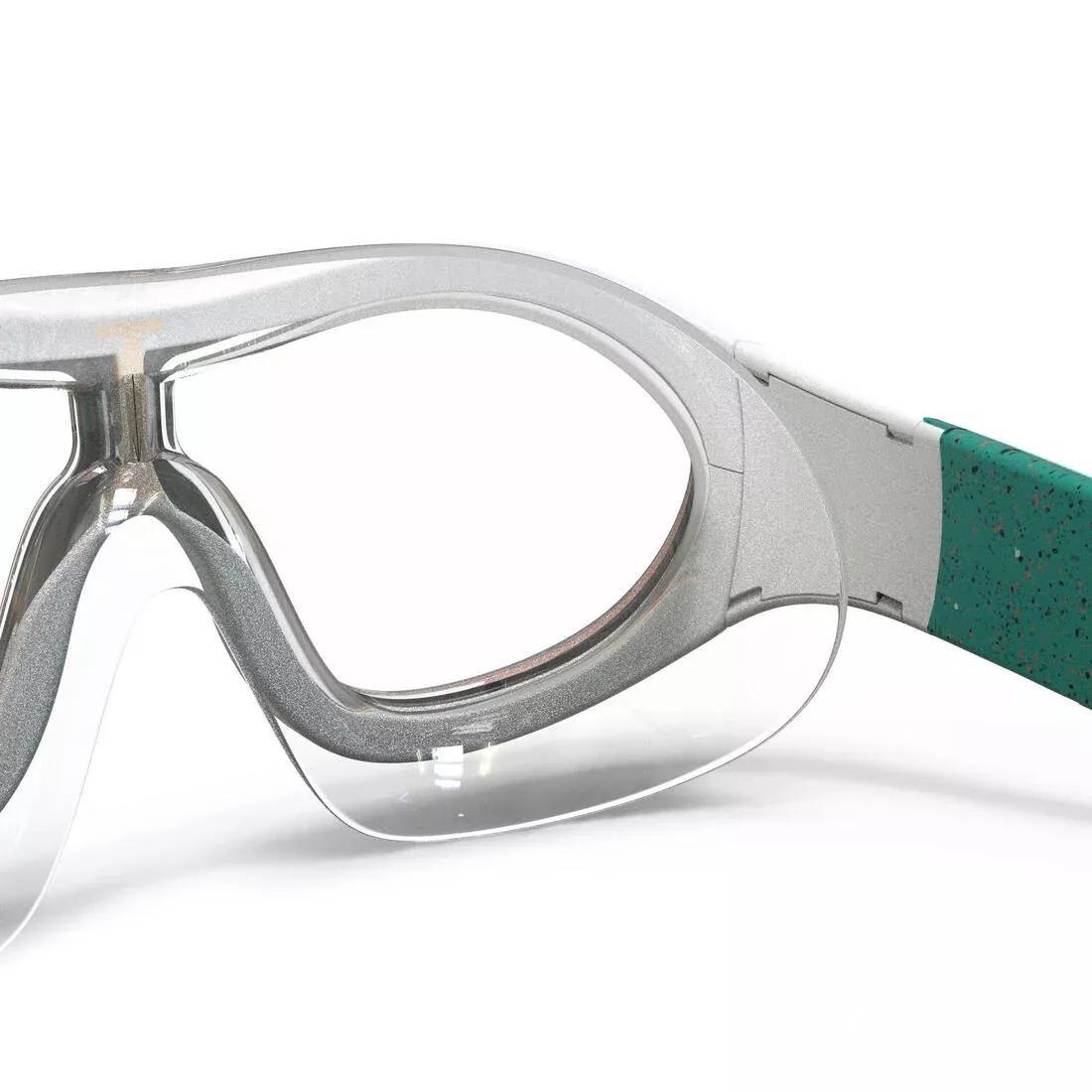 Swimming Pool Mask - Swimdow V2 Size L Clear Lenses, White, No Color, large image number 12