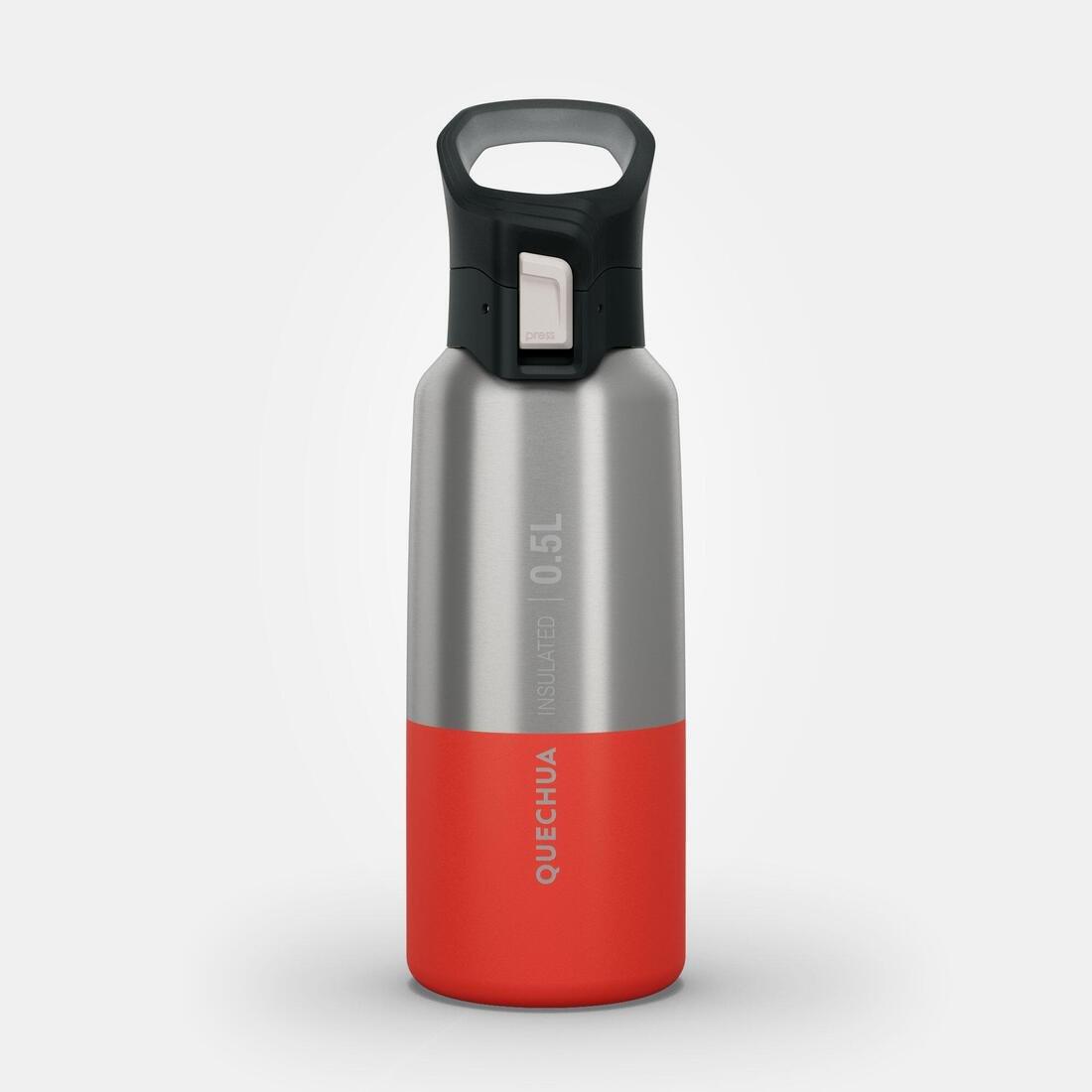 Kids Girls Isothermal Stainless Steel Hiking Flask - Mh500 0.5 L, Pink, No Color, large image number 5