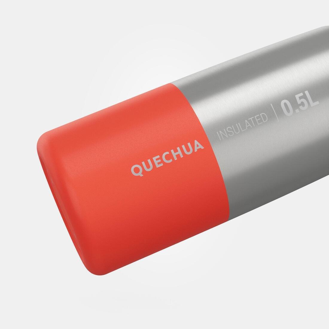 Kids Girls Isothermal Stainless Steel Hiking Flask - Mh500 0.5 L, Pink, No Color, large image number 10