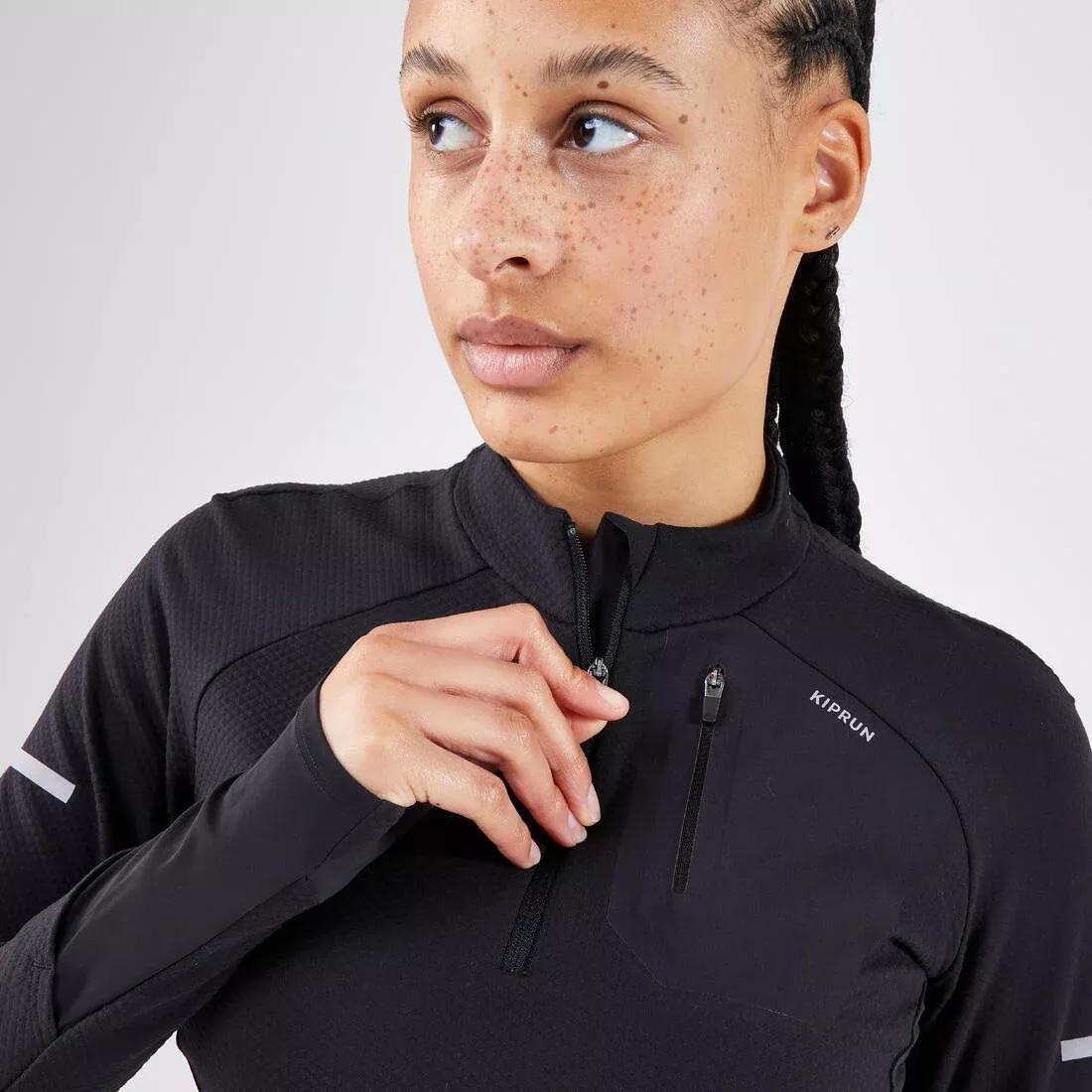 KIPRUN--LS TS KIPRUN WARM LIGH T BLACK W, No Color, large image number 3