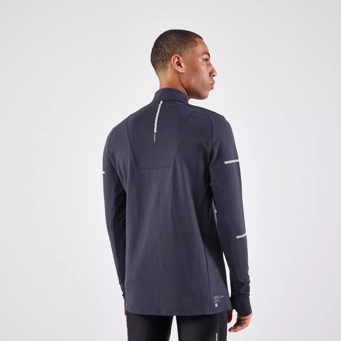 Men's KIPRUN Run 900 Long-sleeved Zip Warm Running T-Shirt, , large image number 1