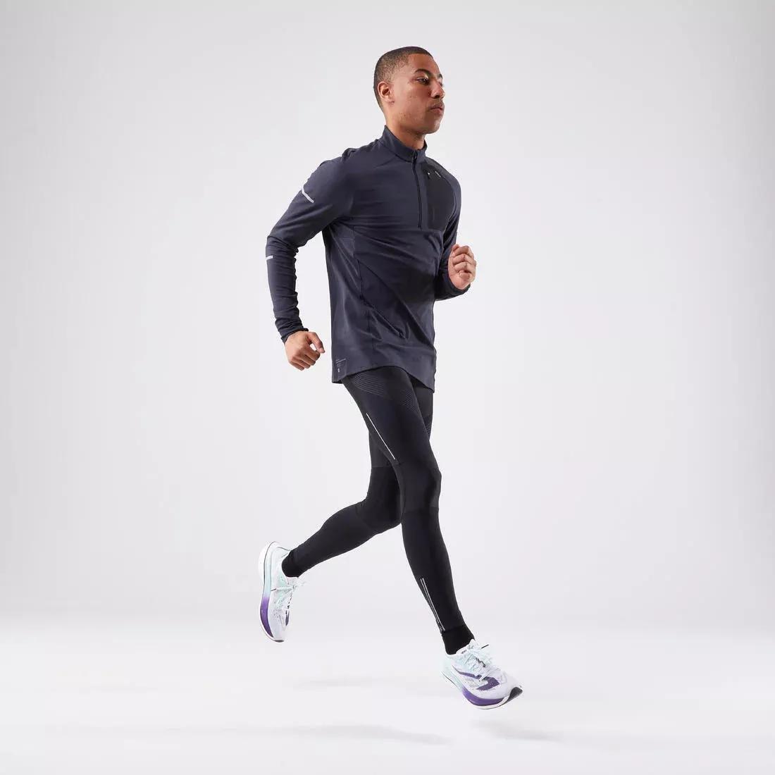 Men's KIPRUN Run 900 Long-sleeved Zip Warm Running T-Shirt, , large image number 5