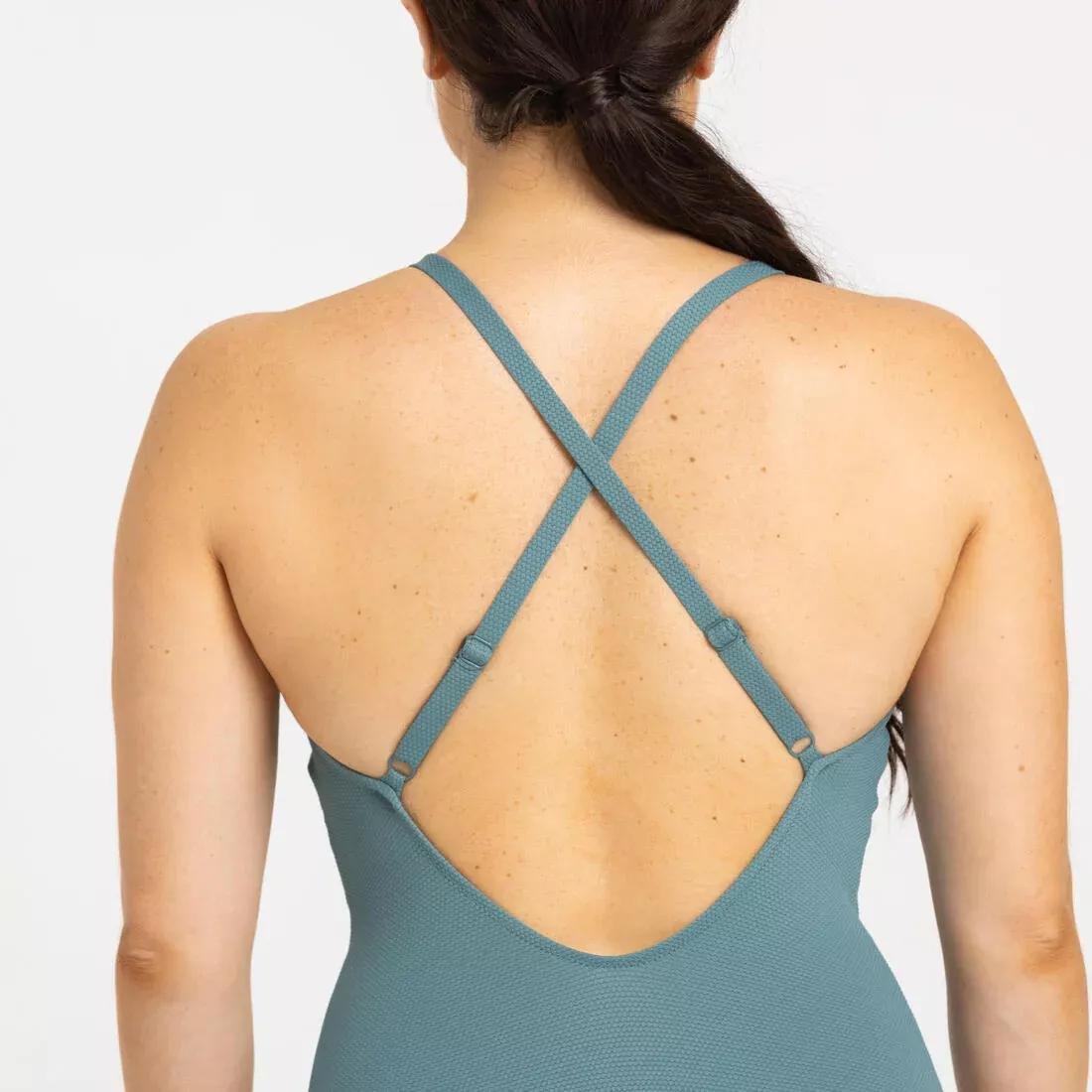 Women 1-Piece Swimsuit - Lila High, Khaki, No Color, large image number 3