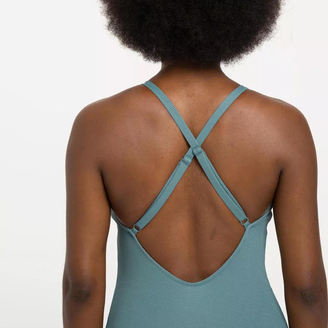 Women 1-Piece Swimsuit - Lila High, Khaki, No Color, large image number 7