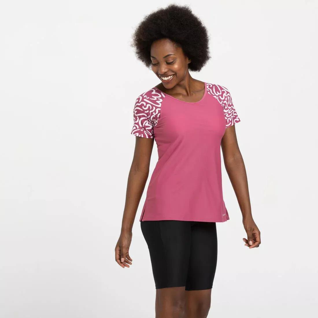 Women swimsuit Una tankini ondu, Pink, No Color, large image number 0