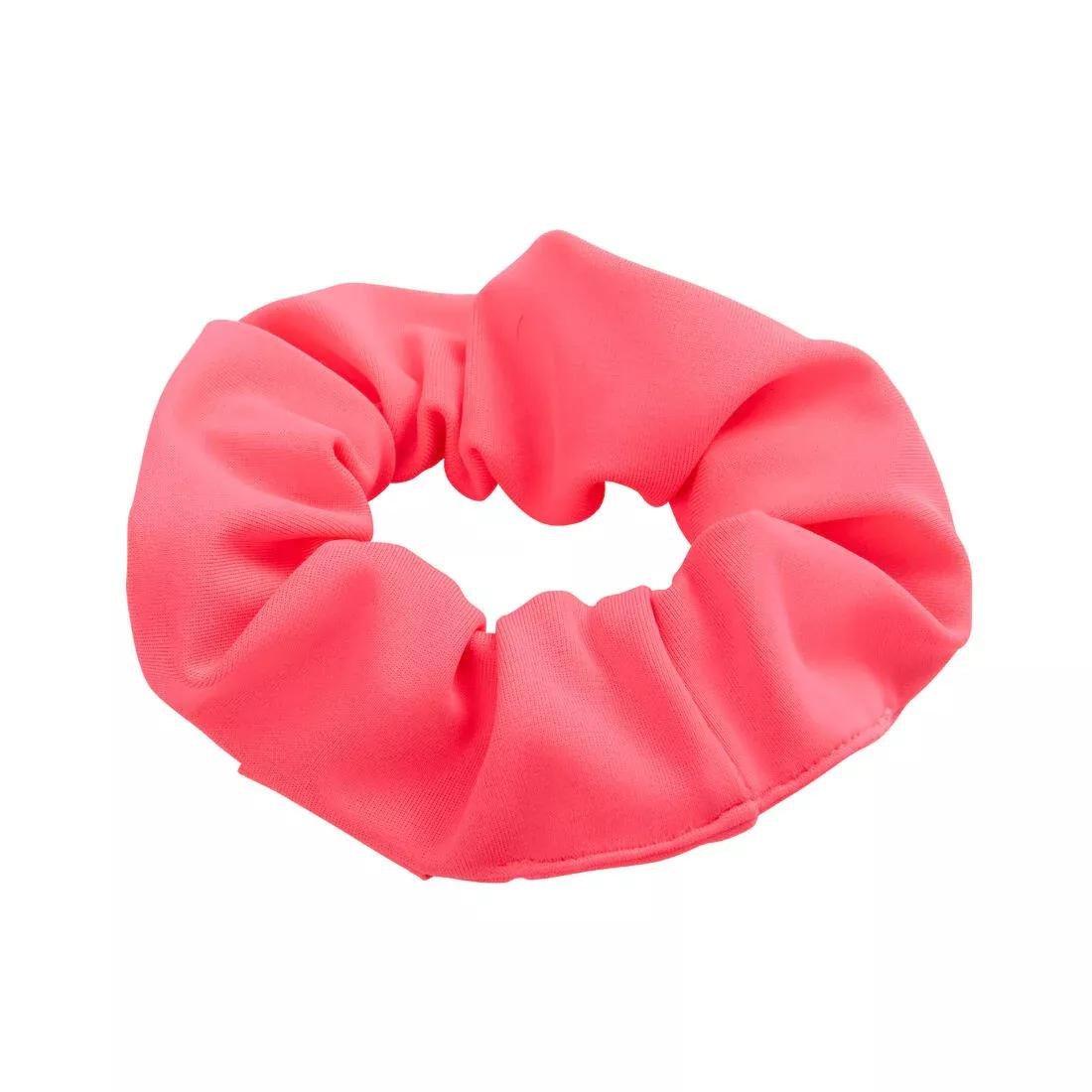 Kids Girls Swimming Hair Scrunchie, Pink, No Color, large image number 0