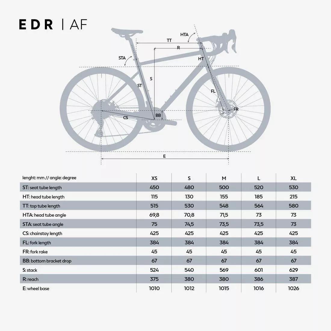 Shimano Tiagra 2X10-Speed Road Bike - EDR AF2, Grey, No Color, large image number 4