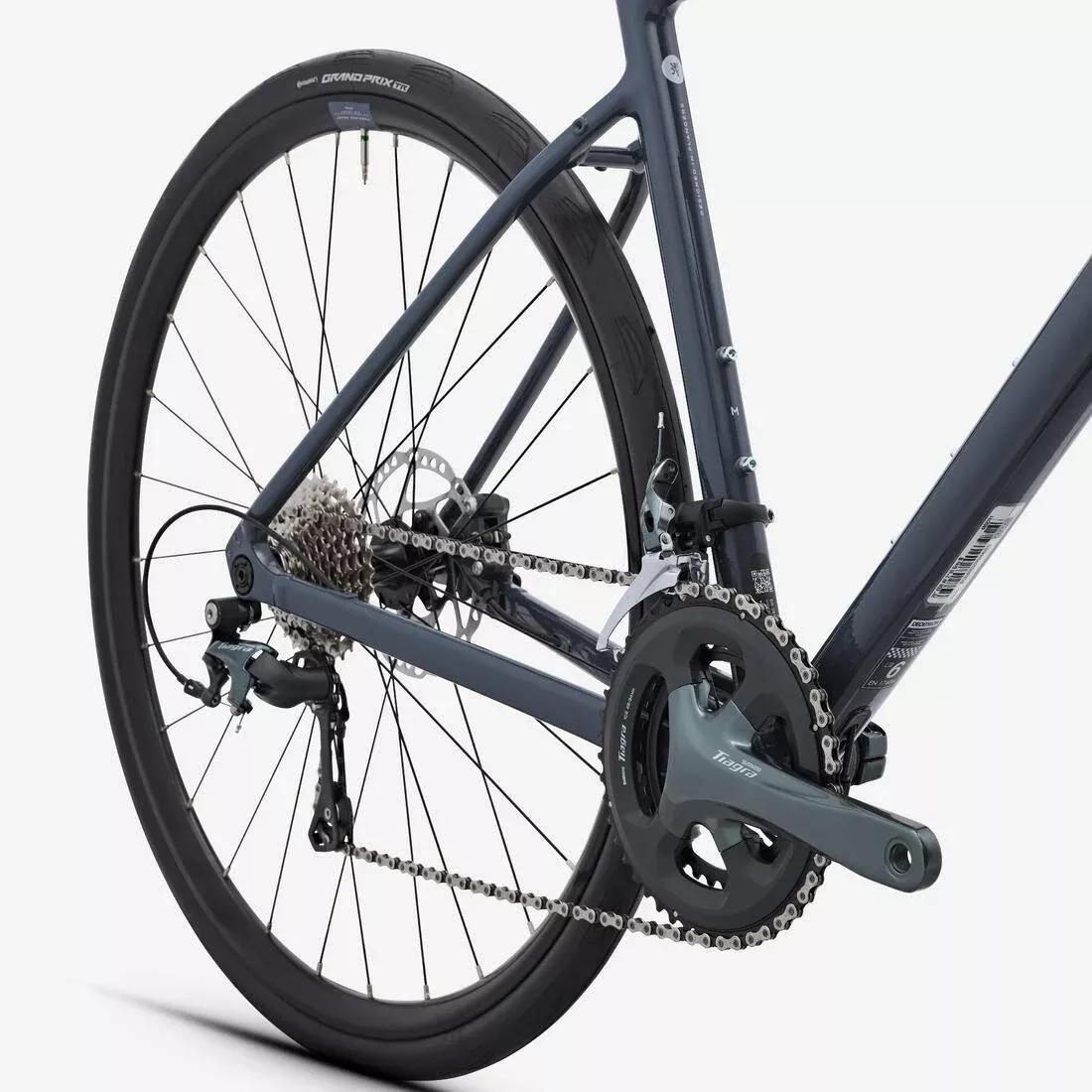 Shimano Tiagra 2X10-Speed Road Bike - EDR AF2, Grey, No Color, large image number 5