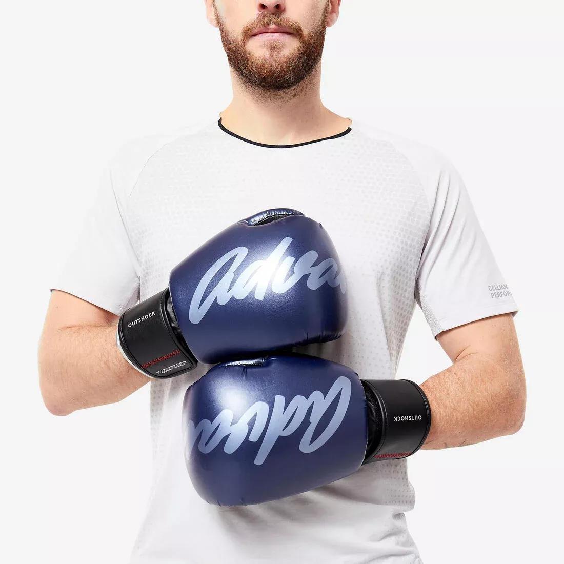 Unisex Accessories Kick Thai Gloves, Blue, No Color, large image number 3