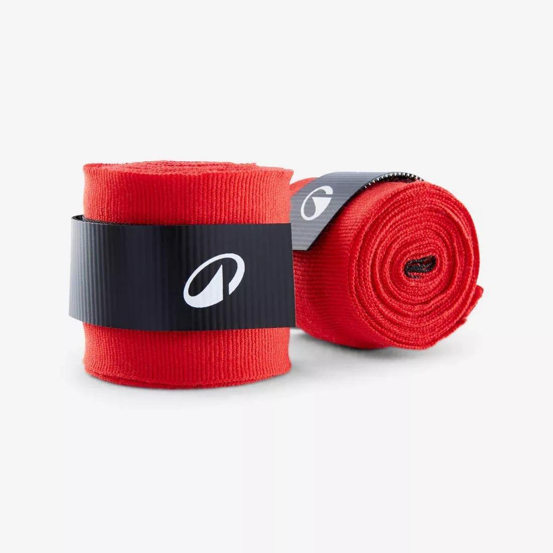 Boxing Wraps 2.5m, Red, No Color, medium