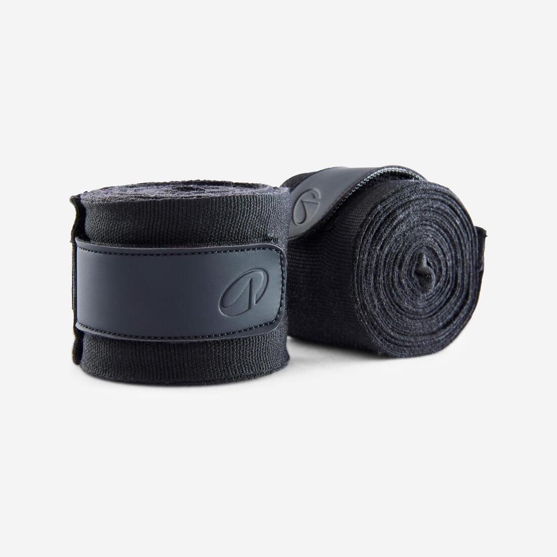 SMOKED BLACK Boxing Wraps 4 m, No Color, large image number 0
