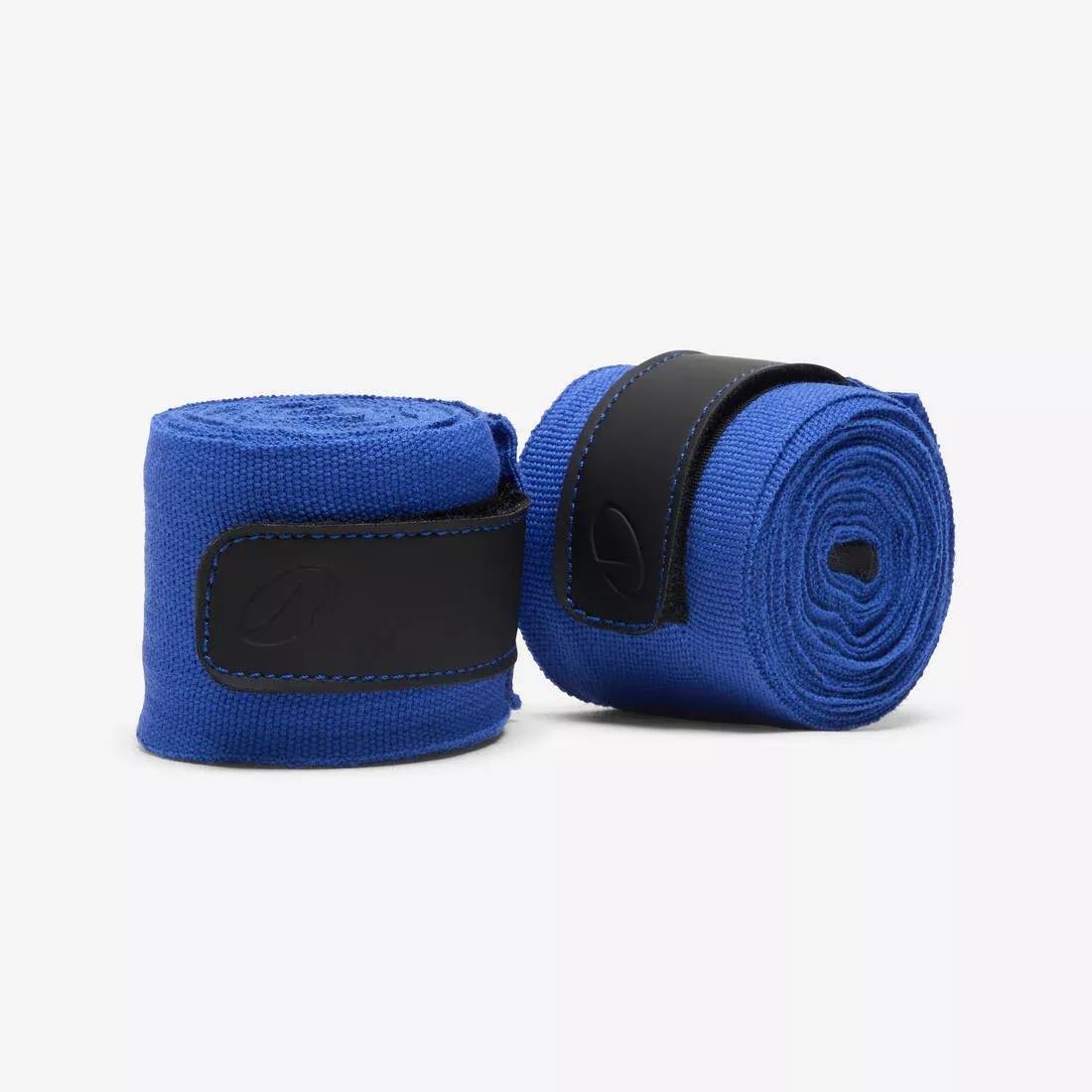 SMOKED BLACK Boxing Wraps 4 m, No Color, medium