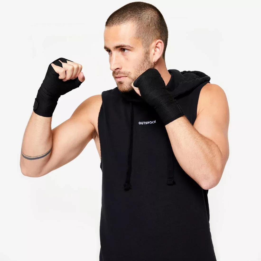 SMOKED BLACK Boxing Wraps 4 m, No Color, large image number 4