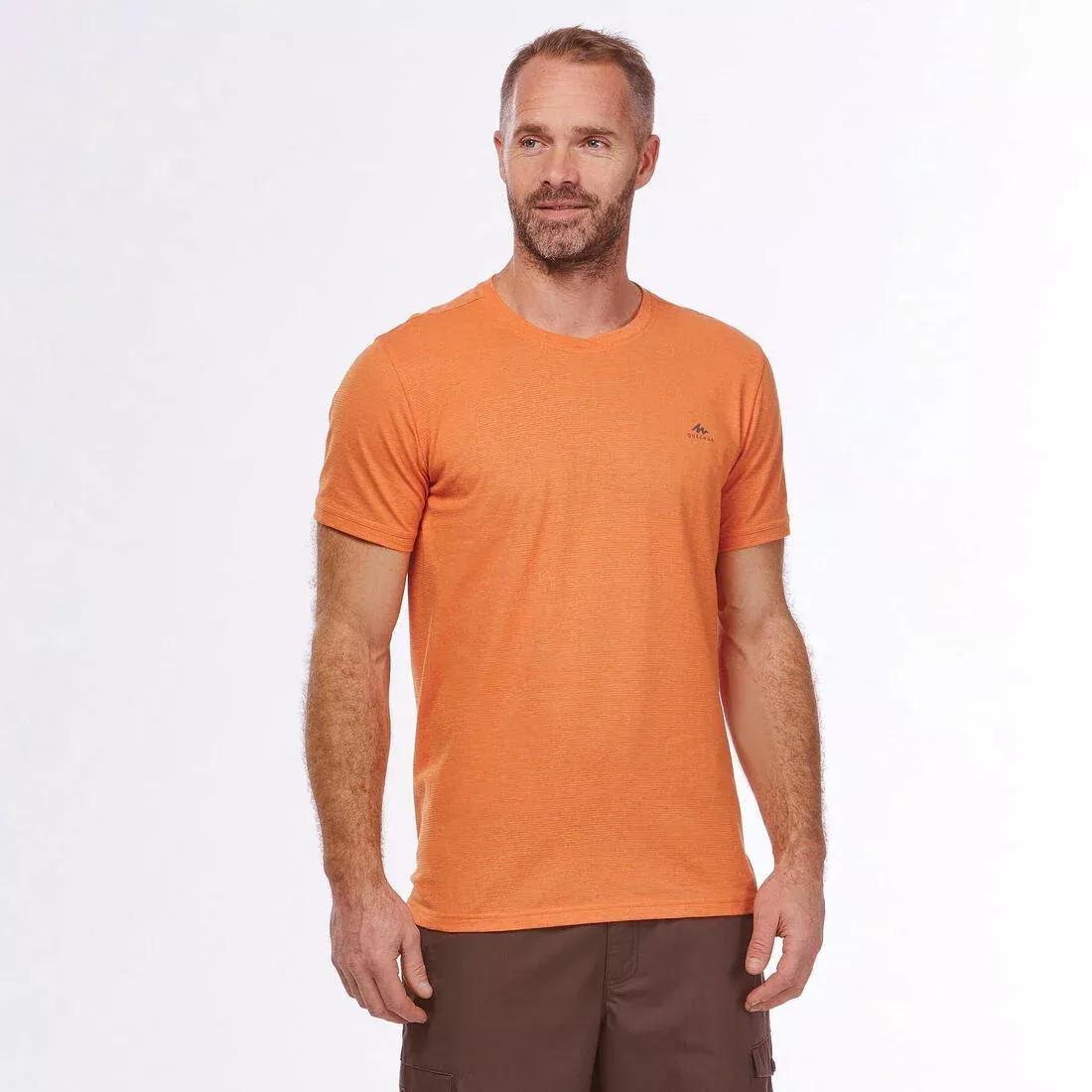 ORANGE Men's Hiking T-shirt - NH550 Fresh, , large image number 8