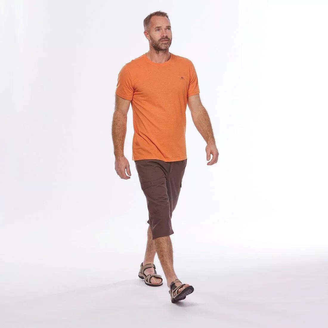 DARK BLUE Men's Hiking T-shirt - NH550 Fresh, No Color, large image number 9