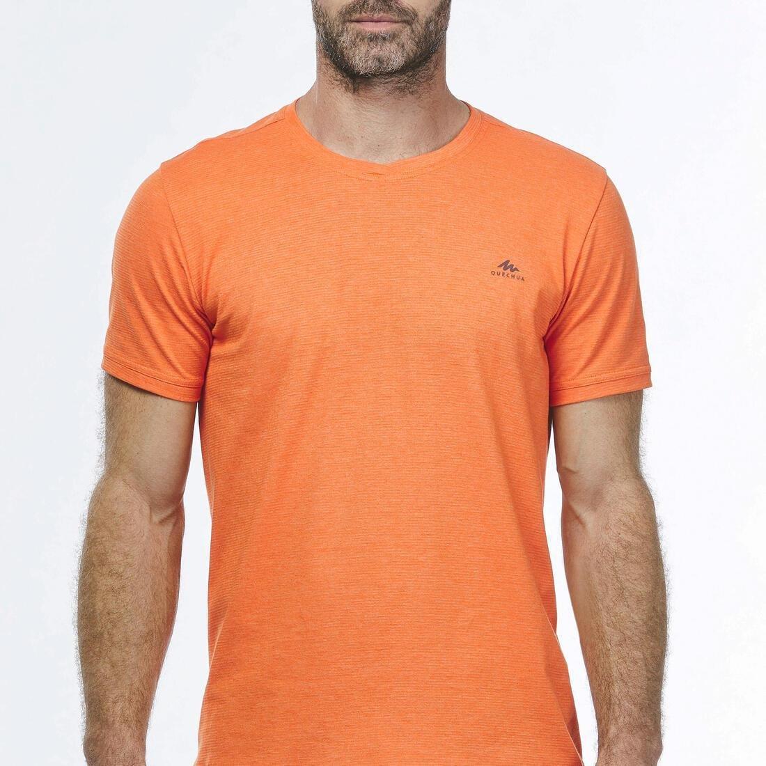 ORANGE Men's Hiking T-shirt - NH550 Fresh, , large image number 10