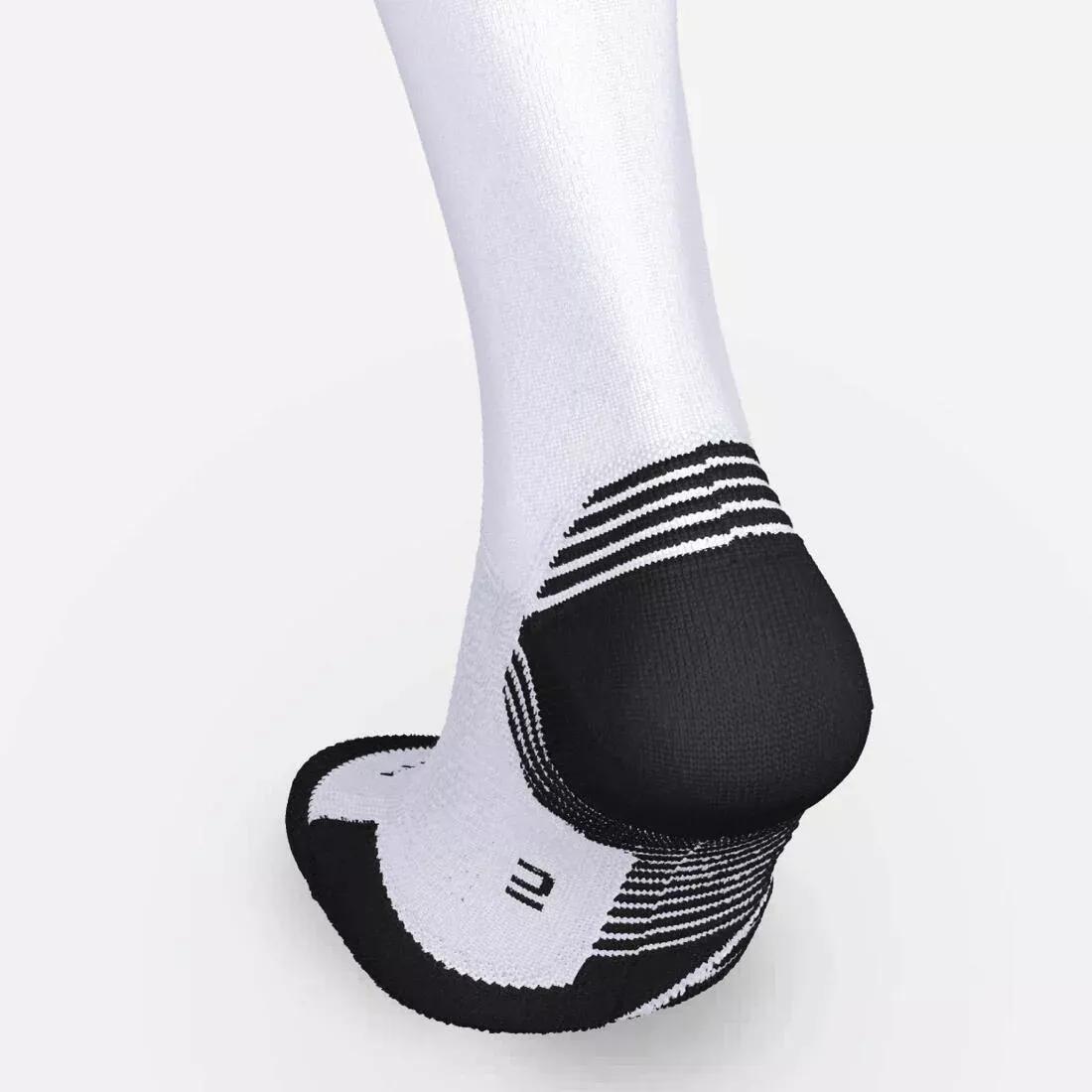Thick Mid-Calf Running Socks - Run 500 - Pack Of 2 Pairs, White, 5401_000, large image number 6