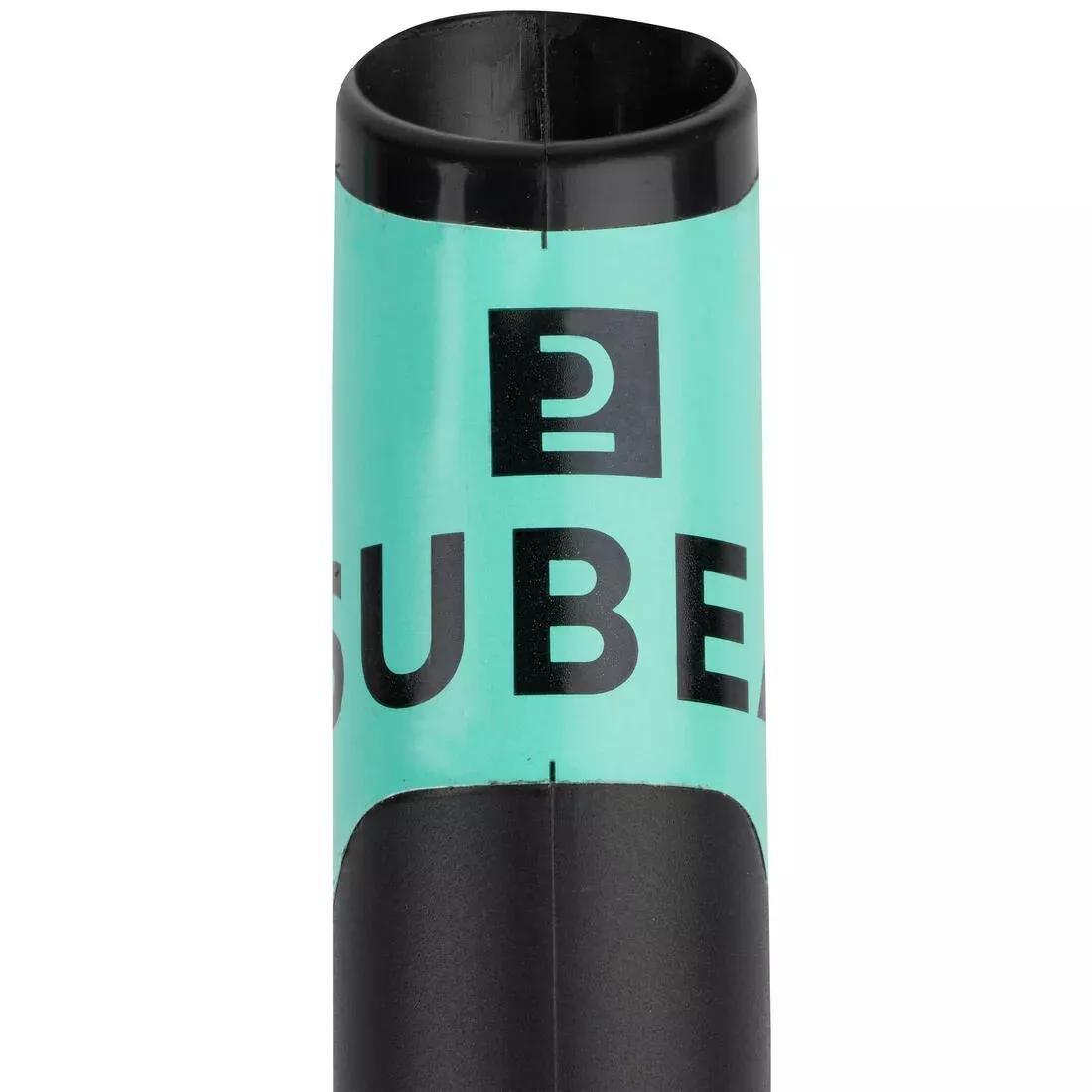 Unisex Snorkelling Mask Snorkel Diving Set - Subea 100, Black, , large image number 7