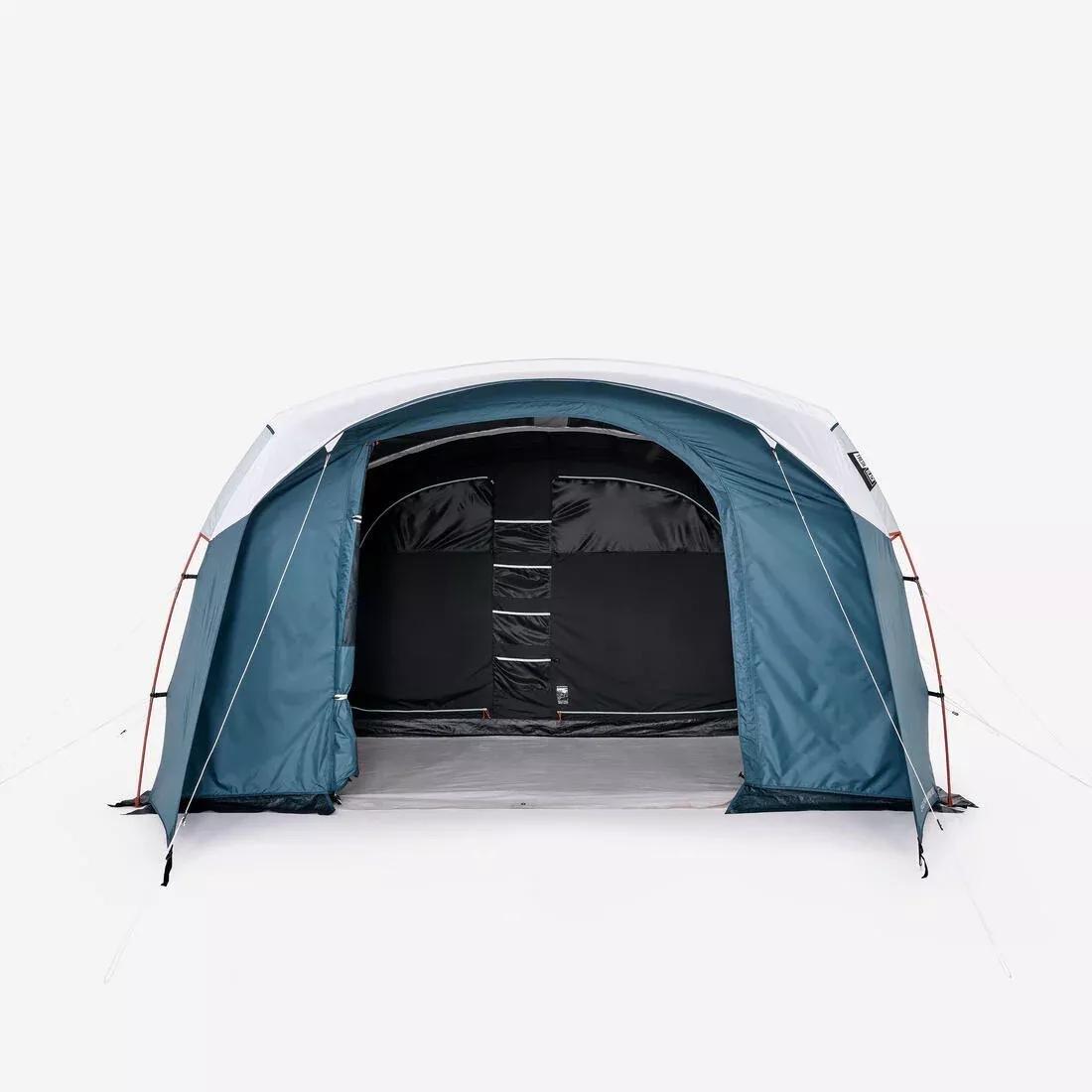 5-person, 2-bedroom camping tent, Arpenaz 5.2, Black, No Color, medium