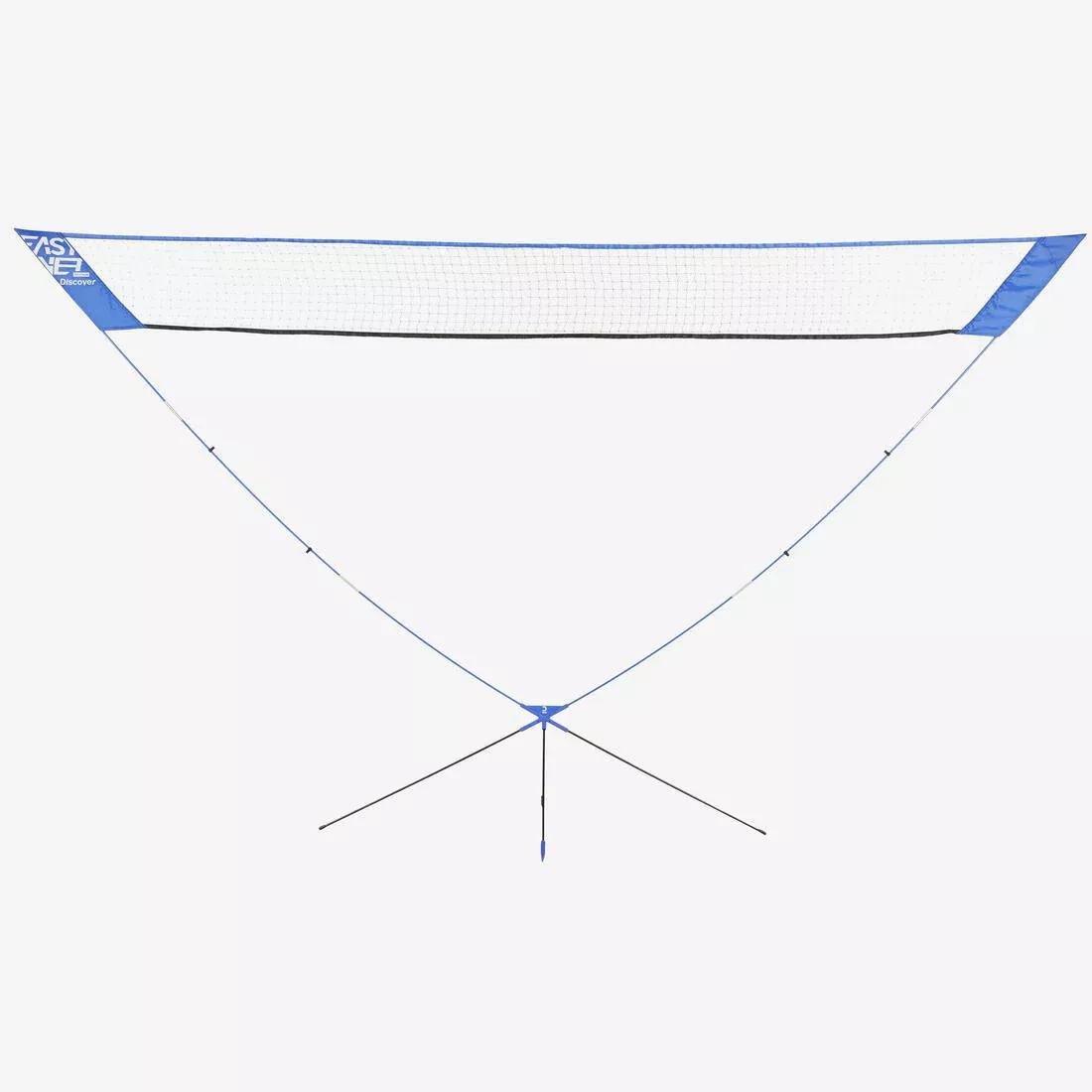Portable Badminton Net - Discover Net V2, Blue, No Color, large image number 0