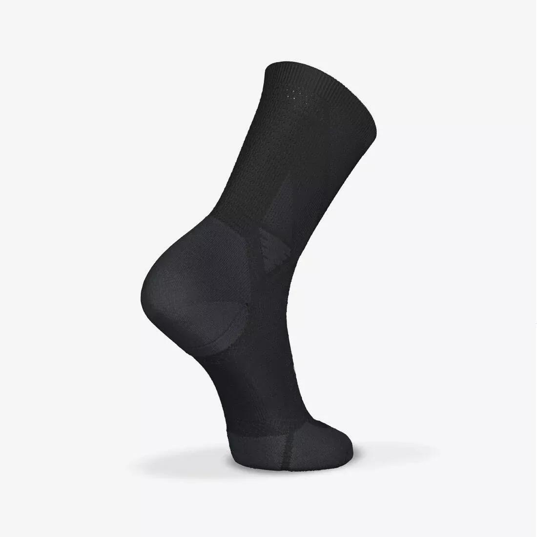 Strap Running Socks - Kiprun Run 900,  Black, No Color, large image number 4
