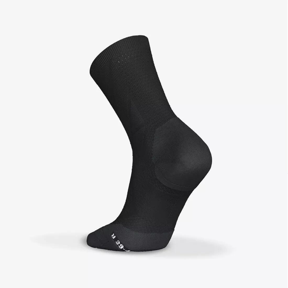 Strap Running Socks - Kiprun Run 900,  Black, No Color, large image number 5
