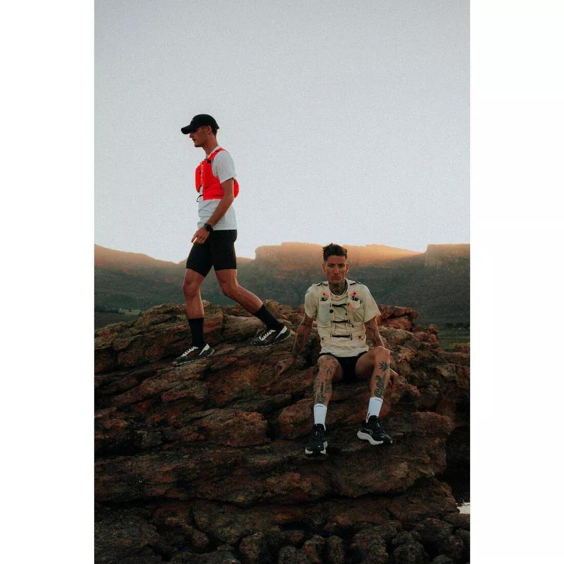 Strap Running Socks - Kiprun Run 900,  Black, No Color, large image number 7