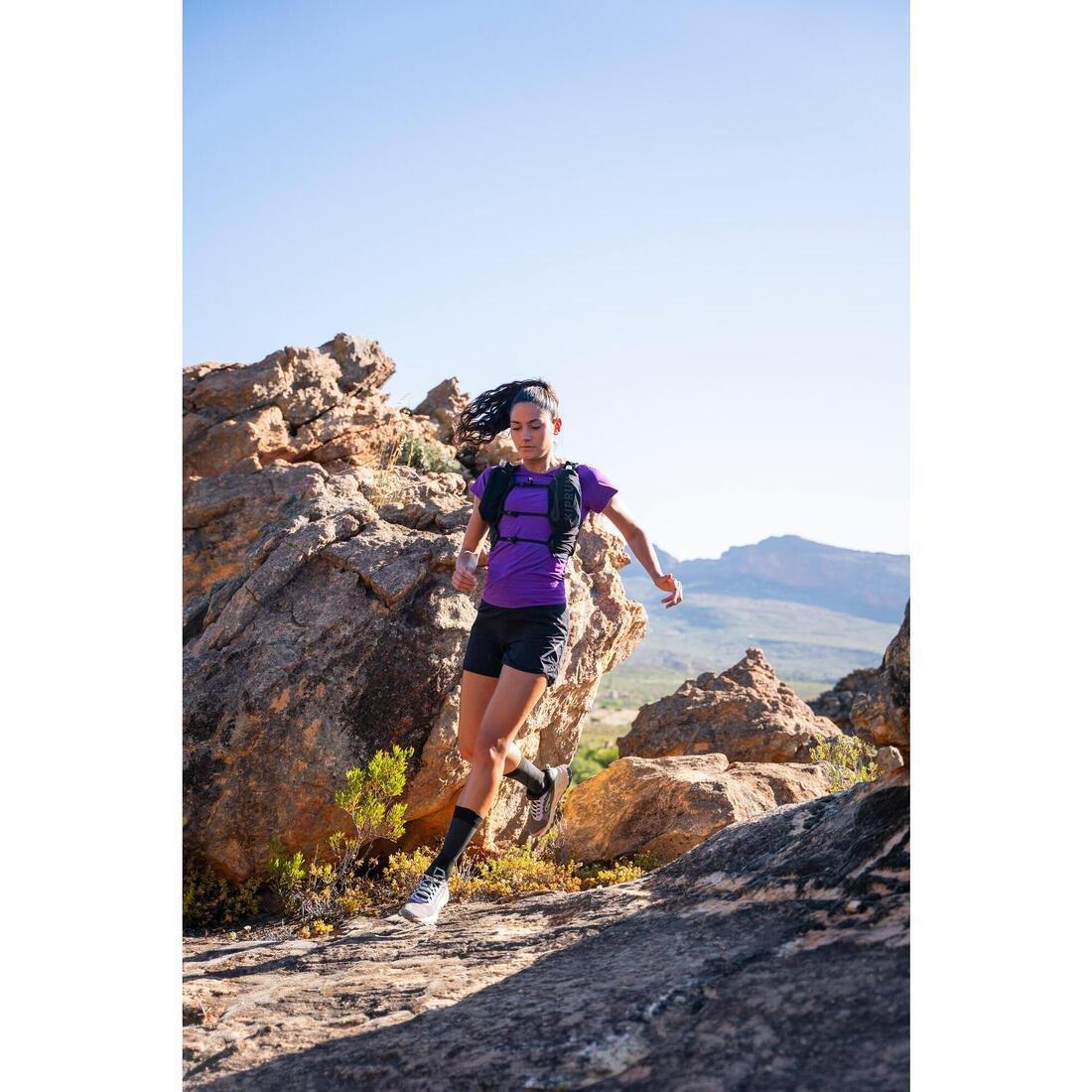 Strap Running Socks - Kiprun Run 900,  Black, No Color, large image number 8