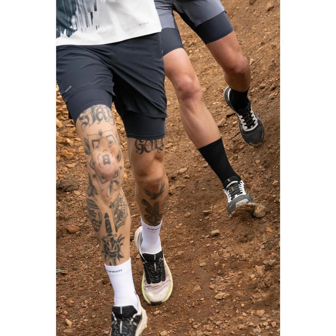 Strap Running Socks - Kiprun Run 900,  Black, No Color, large image number 9