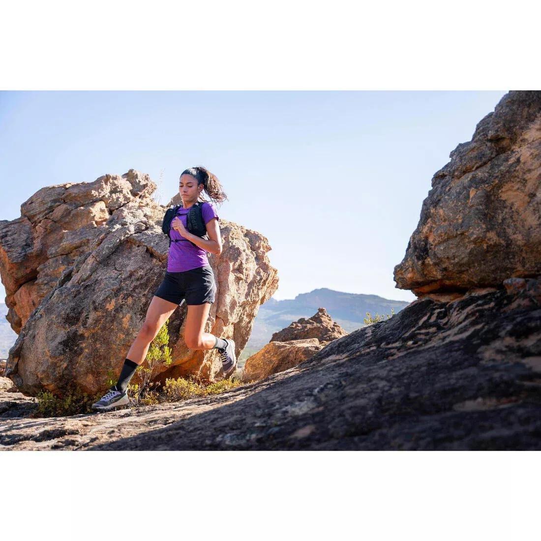 Strap Running Socks - Kiprun Run 900,  Black, No Color, large image number 10