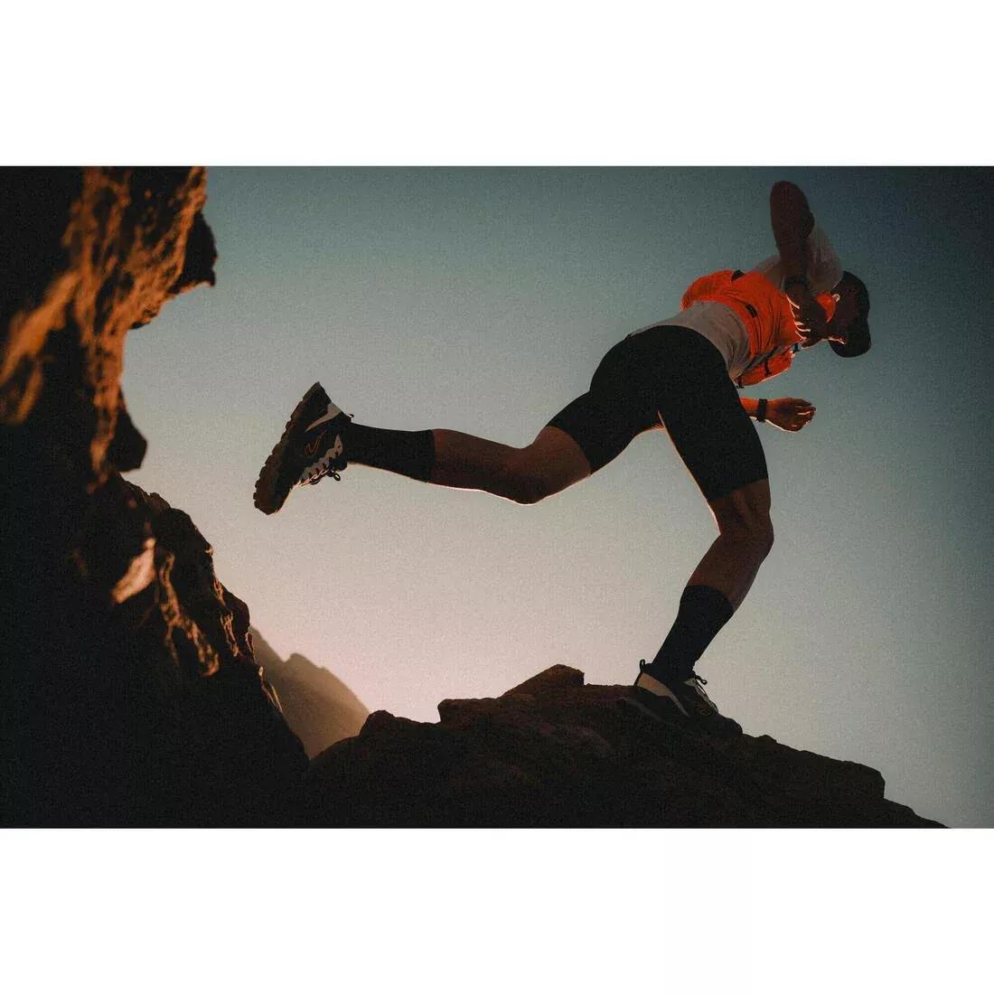 Strap Running Socks - Kiprun Run 900,  Black, No Color, large image number 12