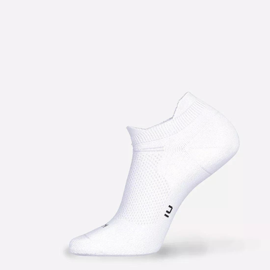ULTRA WHITE PACK OF 2 PAIRS OF RUN 500 THIN INVISIBLE RUNNING SOCKS, , large image number 14