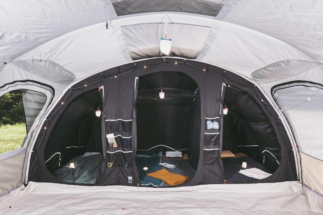 Cotton Sleeping Bag For Camping - Ultimcomfort 20C, Khaki, No Color, large image number 5