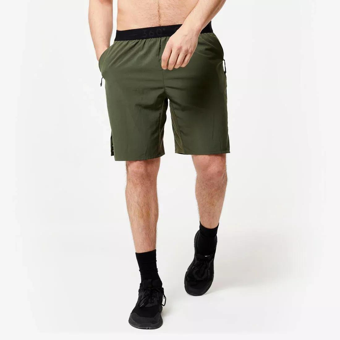 Men's Breathable Performance Cross Training Shorts with Zipped Pockets, , large image number 13