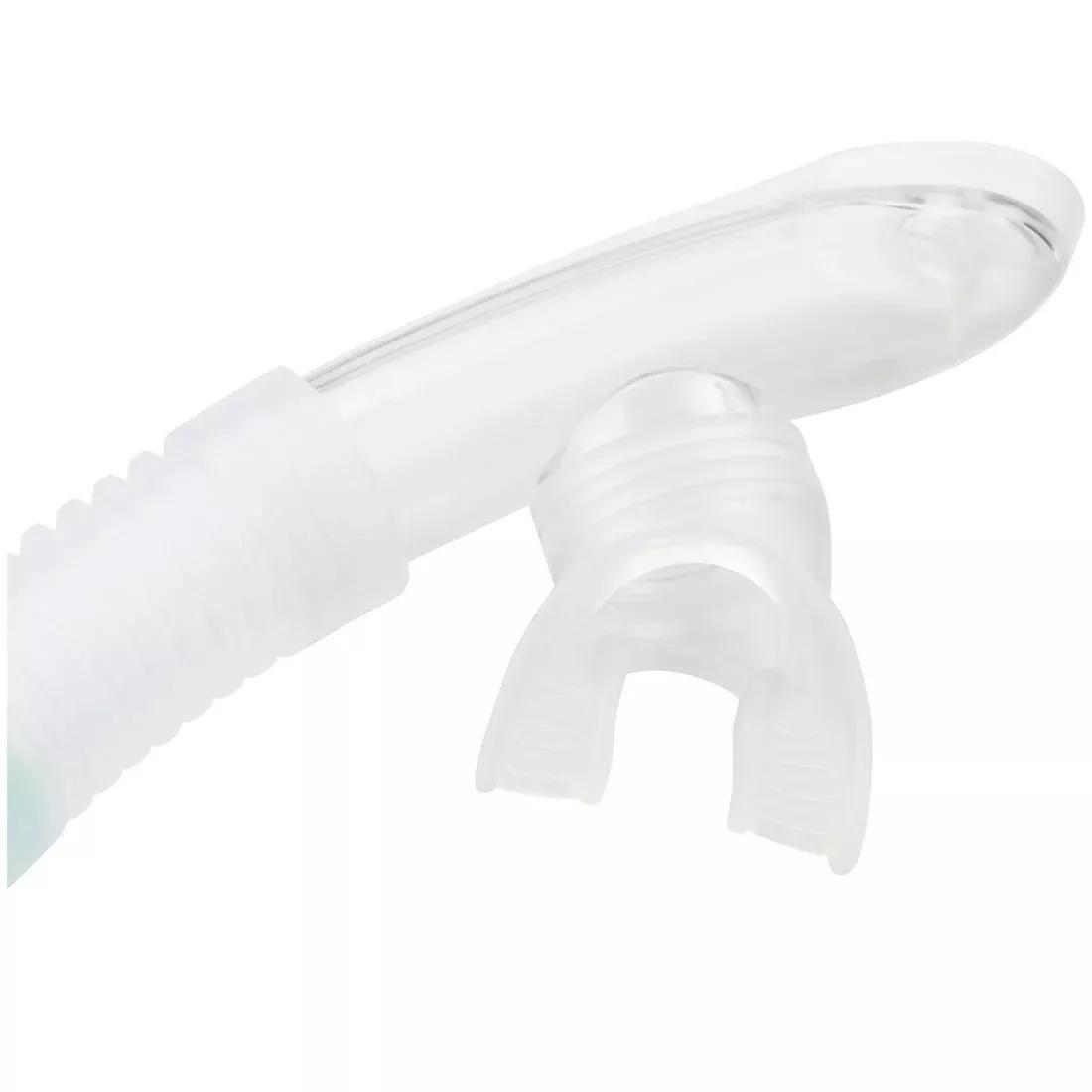 Diving Snorkel With Valve - 100, Grey, No Color, large image number 7