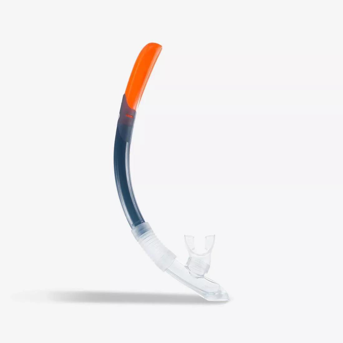 Diving Snorkel With Valve - 100, Grey, No Color, large image number 13