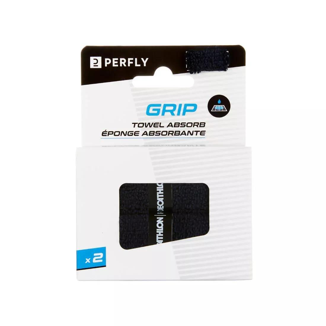 Badminton Towel Grip - Set Of 2, Black, No Color, large image number 0