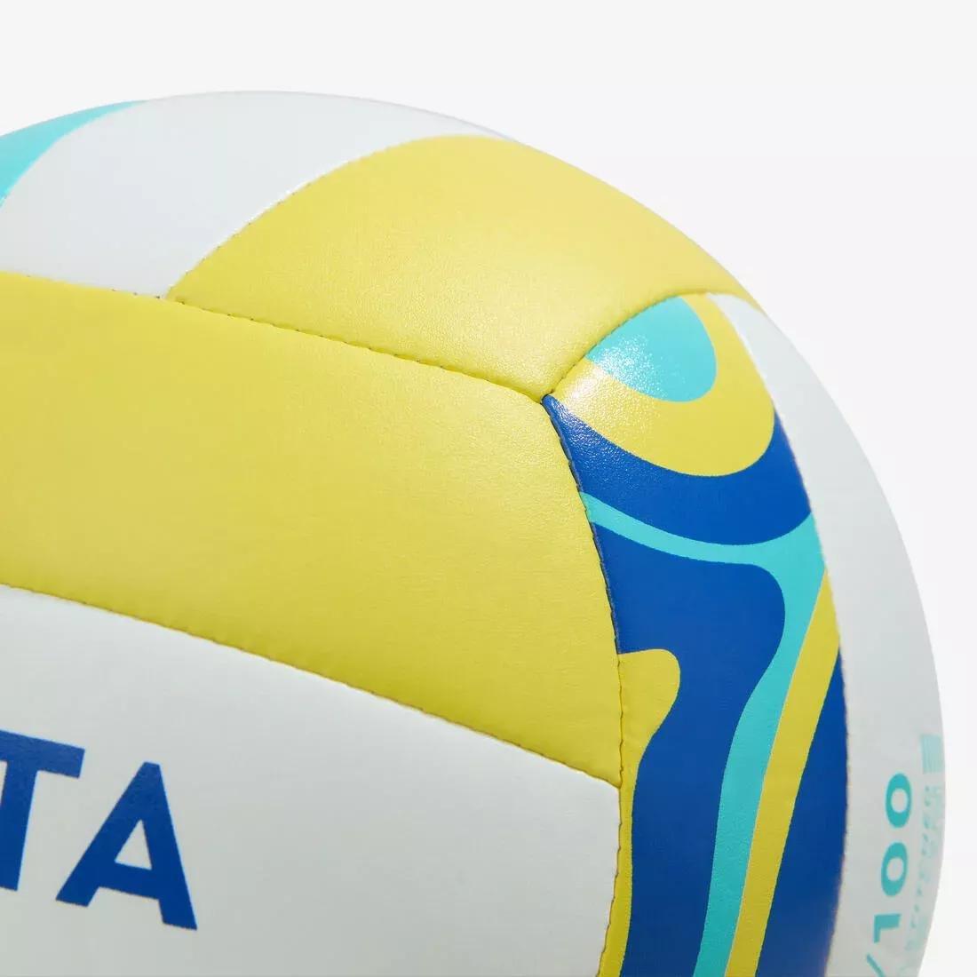 ULTRA WHITE Beach Volleyball Size 5 BV100 Classic, No Color, large image number 4