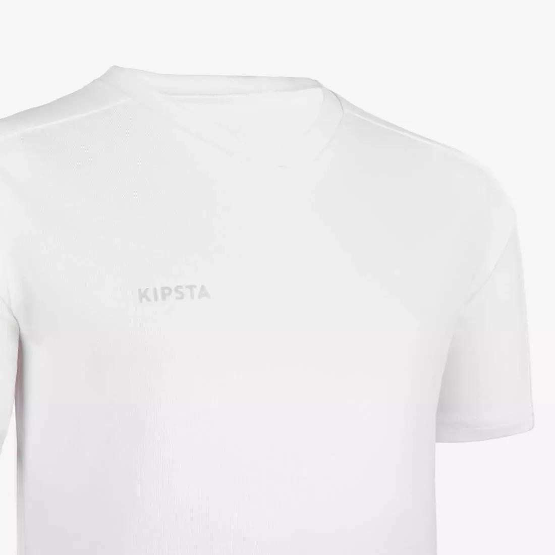 SMOKED BLACK Kids' Short-Sleeved Football Shirt Essential, No Color, large image number 8